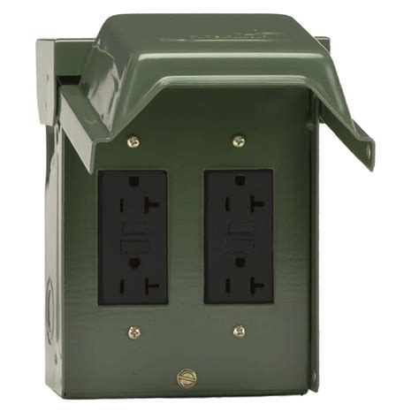 weatherproof outdoor receptacle box